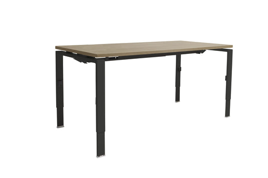Lineo | Verstelbare bureau • Zwart onderstel