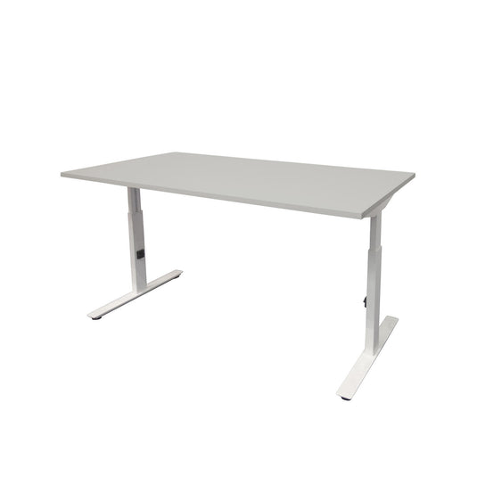 Lineo Plus | Verstelbare bureau • Wit onderstel