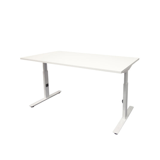 Lineo Plus | Verstelbare bureau • Wit onderstel