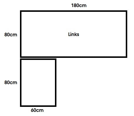Elektrische zit-sta bureau • Hoekopstelling (L-vorm)