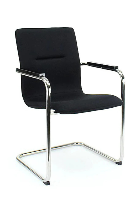 Stoel Compas • Sledeframe • Zwart