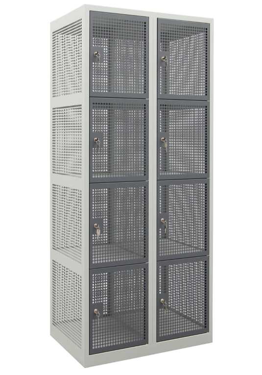 Metalen locker • Gaaslocker • 2-koloms
