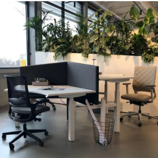 Tris • 3-persoons elektrisch verstelbaar bench bureau