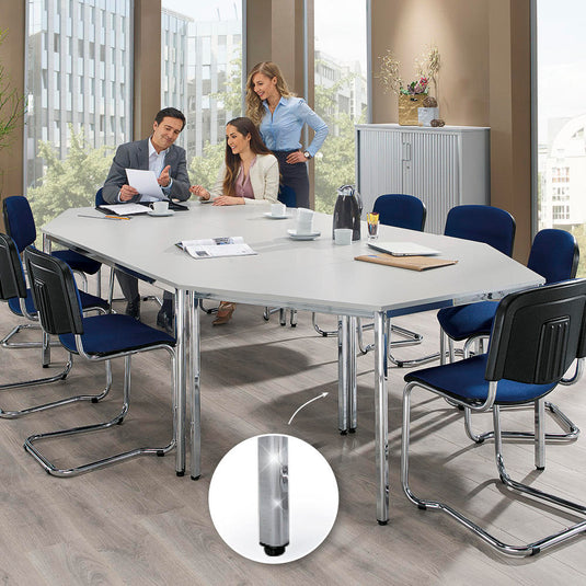 Vergadertafel Line • Trapezium • Modulair