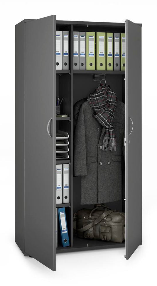 Draaideurkast met garderobe • Multi M Pro