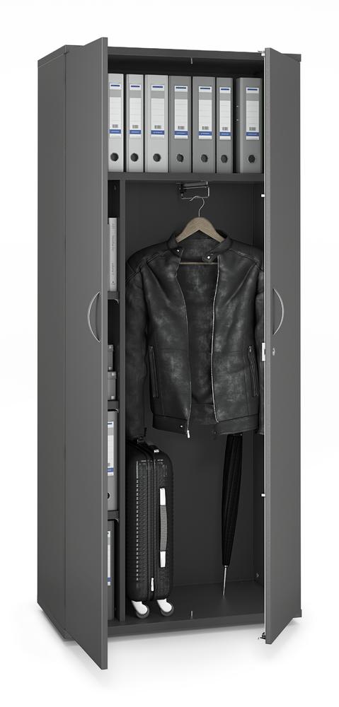 Draaideurkast met garderobe • Multi M Pro