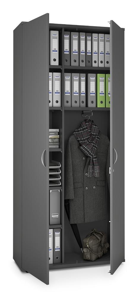 Draaideurkast met garderobe • Multi M Pro