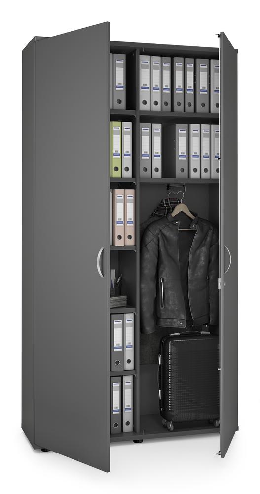 Draaideurkast met garderobe • Multi M Pro