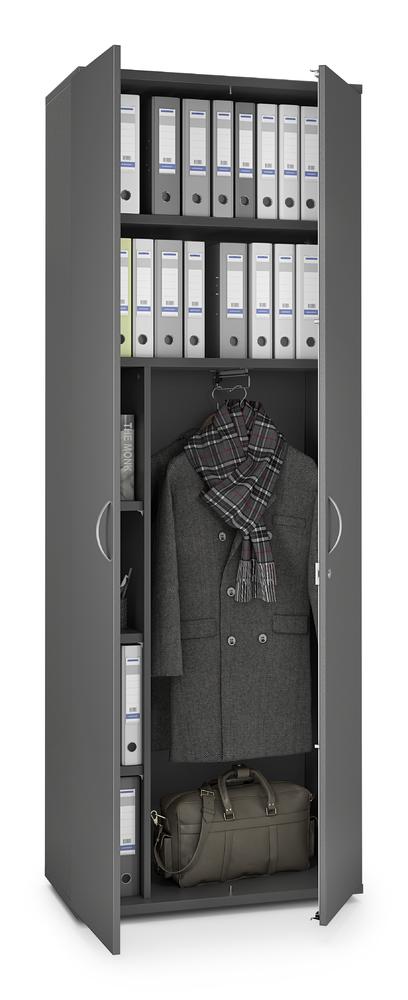 Draaideurkast met garderobe • Multi M Pro