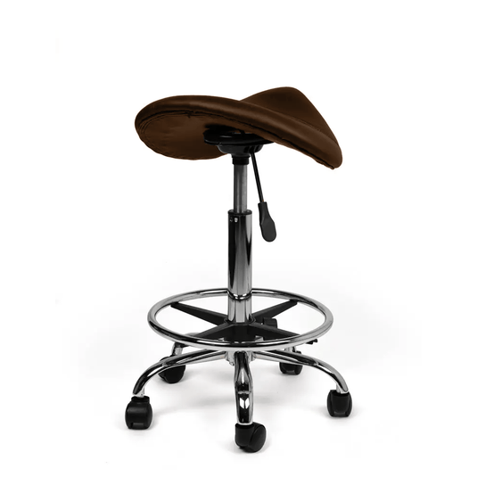 Zadelkruk met voetring • Bruin • Standaard