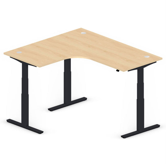 Zit-sta hoogteverstelbare hoekbureau • XXL Multi M Pro