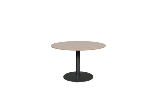 Vergadertafel Stella • Rond • Zwart onderstel