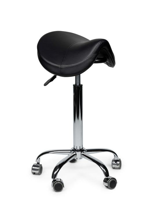 Premium zadelkruk • Zwart • Standaard