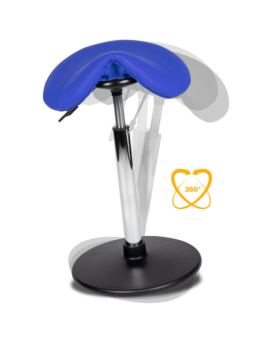 Wobble stool • Blauw • Hoog