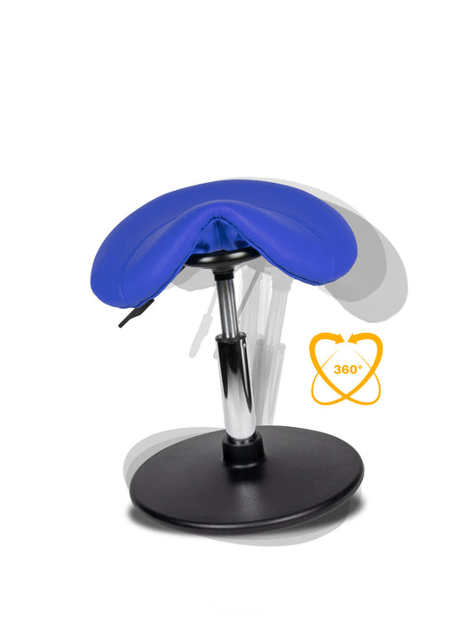 Wobble stool • Blauw • Laag