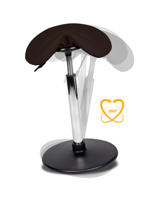 Wobble stool • Bruin • Hoog