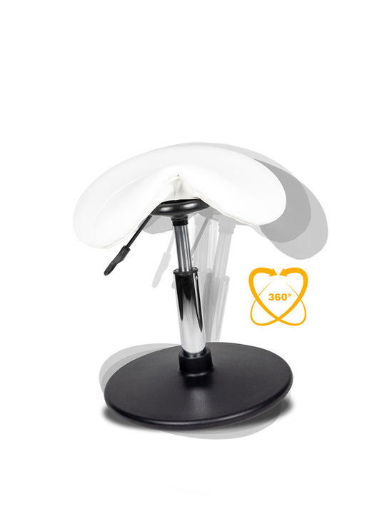 Wobble stool • Wit • Laag