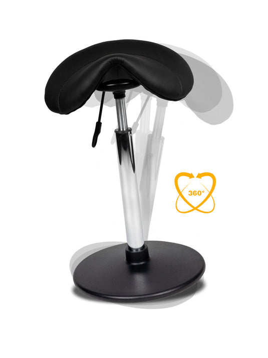 Wobble stool • Zwart • Hoog