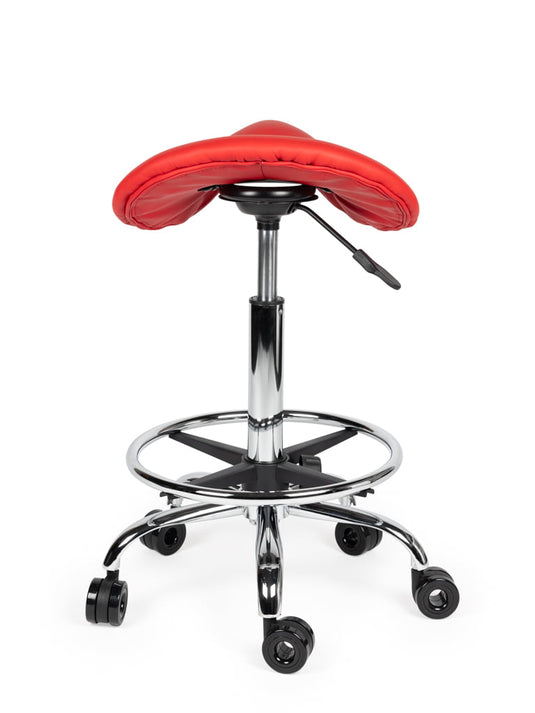 Kapperskruk met voetring • Rood • Standaard/Hoog