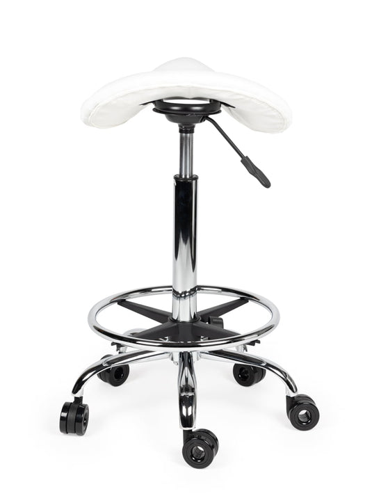 Kapperskruk met voetring • Wit • Hoog