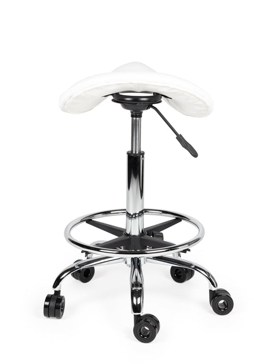 Kapperskruk met voetring • Wit • Standaard