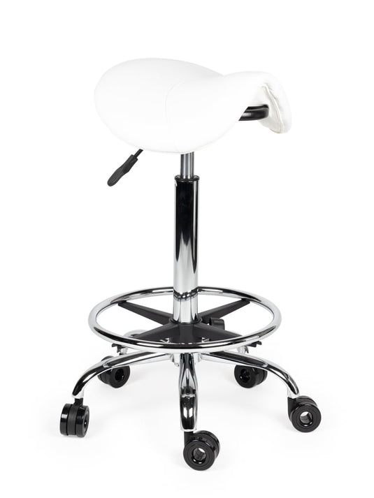 Kapperskruk met voetring • Wit • Hoog