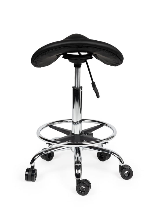 Kapperskruk met voetring • Zwart • Standaard/Hoog