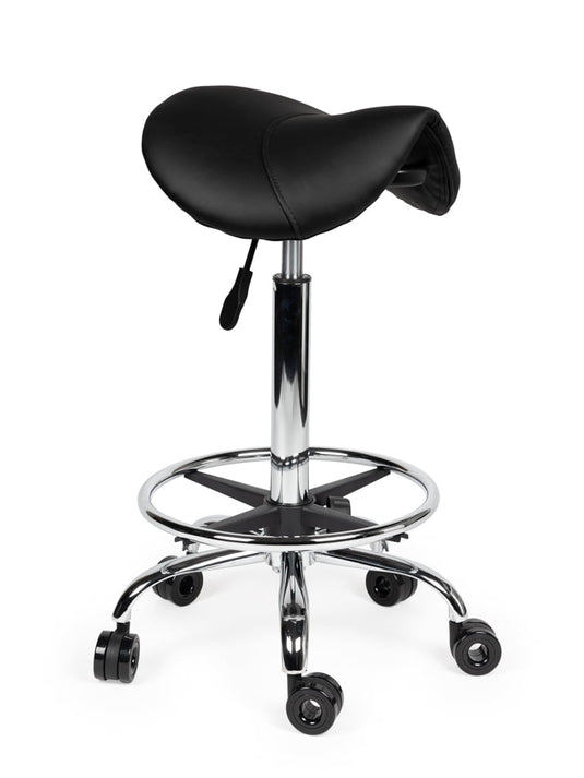 Kapperskruk met voetring • Zwart • Hoog