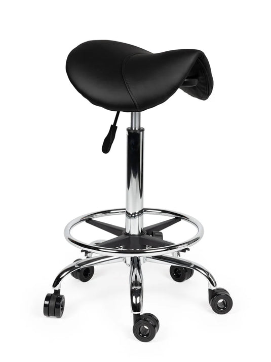 Kapperskruk met voetring • Zwart • Standaard/Hoog