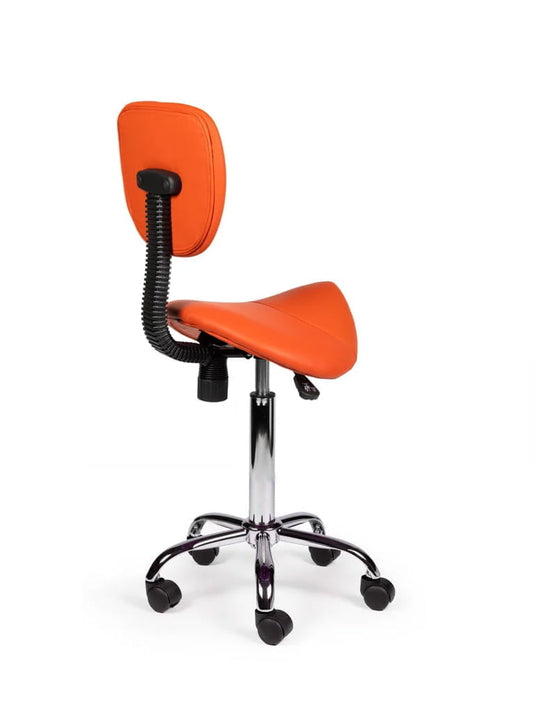 Zadelkruk met rugleuning • Oranje • Standaard