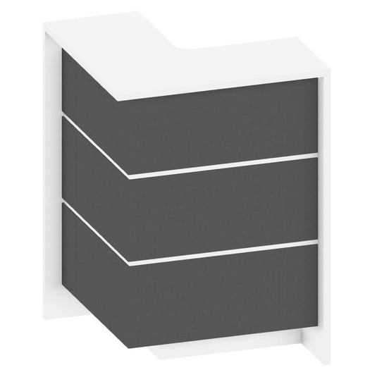 Balie-elementen Elinus • Antraciet