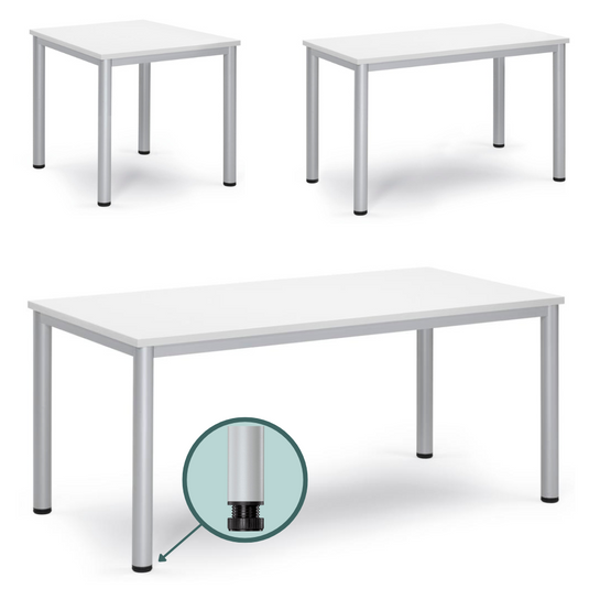 Vergadertafel • Base Modul Q • Wit