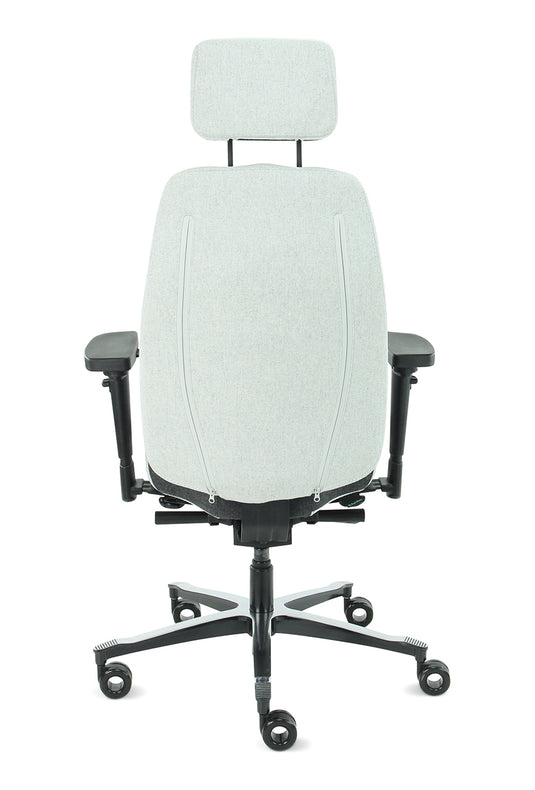 Bureaustoel Firenze • Middengrijs/Asgrijs • Met hoofdsteun