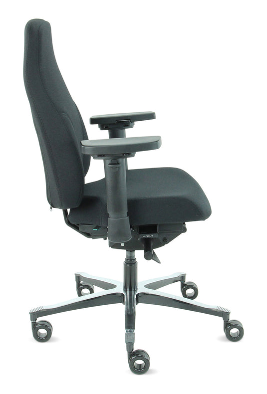 Bureaustoel Firenze • Zwart • Zonder hoofdsteun