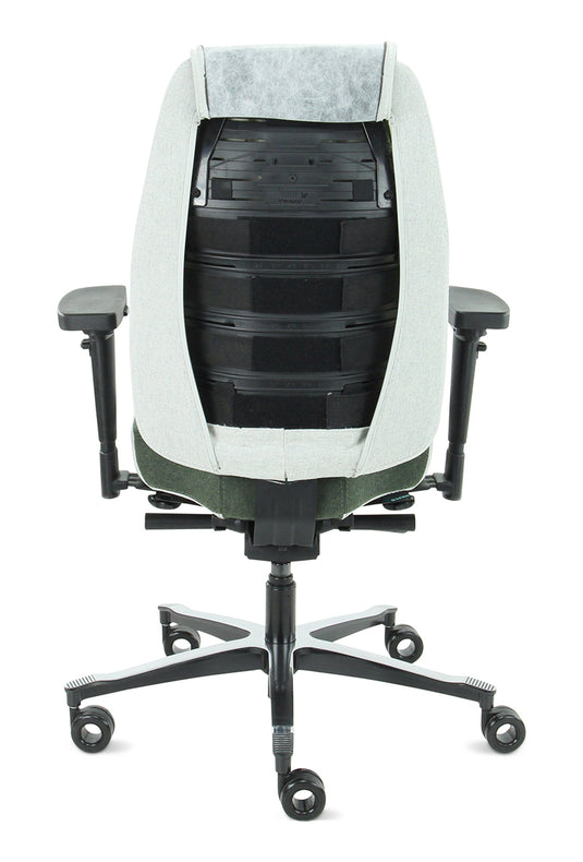 Bureaustoel Firenze • Middengrijs/Asgrijs • Zonder hoofdsteun