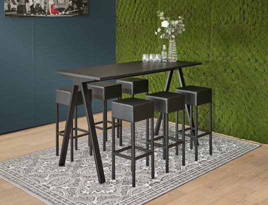 Bartafel V-leg • Aluminium onderstel