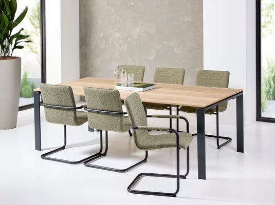 Vergadertafel Kubista • Rechthoek