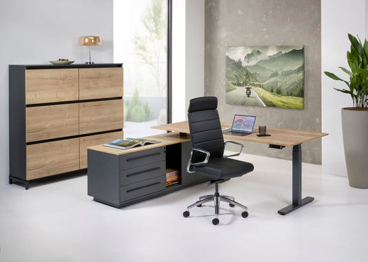 Directiewerkplek • Kubista • Elektrisch verstelbaar