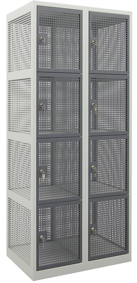 Metalen locker • Gaaslocker • 2-koloms