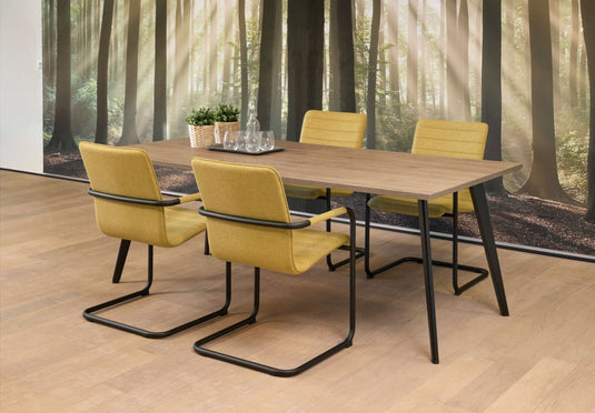 Vergadertafel Forma • Antraciet onderstel