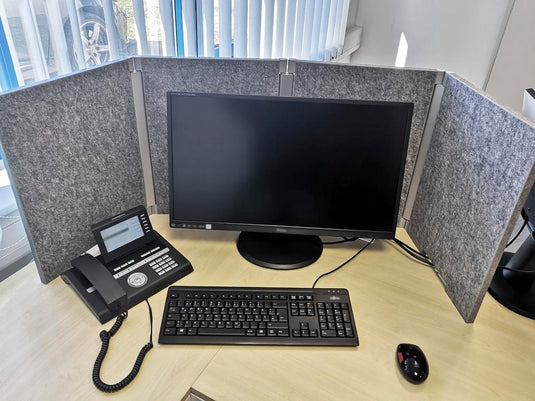 Bureauscheidingswand Sienna • Opvouwbaar