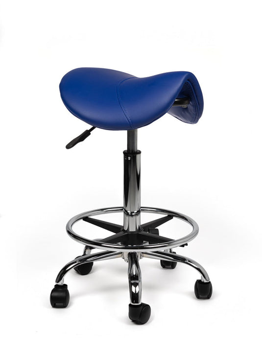 Zadelkruk met voetring • Blauw • Standaard