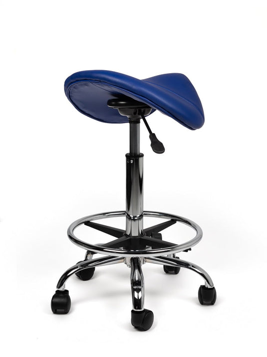 Zadelkruk met voetring • Blauw • Standaard