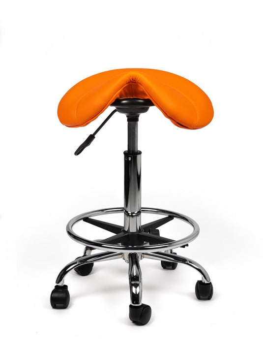 Zadelkruk met voetring • Oranje • Standaard
