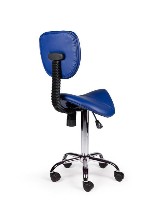 Zadelkruk met rugleuning • Blauw • Standaard