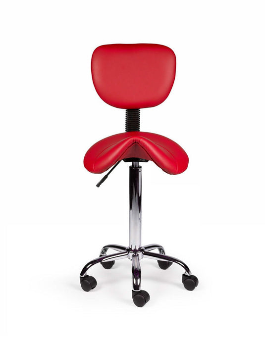 Zadelkruk met rugleuning • Rood • Standaard