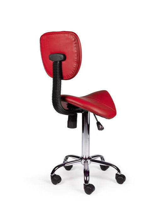 Zadelkruk met rugleuning • Rood • Standaard