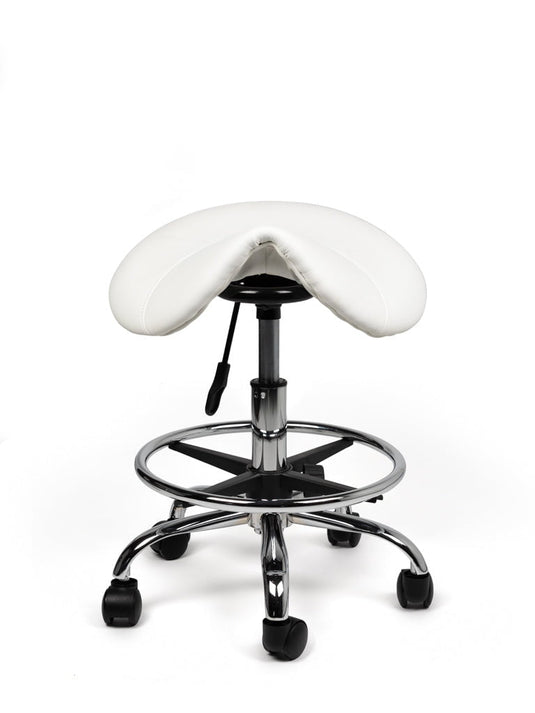 Zadelkruk met voetring • Wit • Laag/Standaard/Hoog