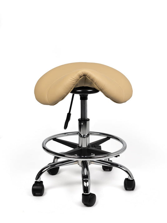 Zadelkruk met voetring • Beige • Laag