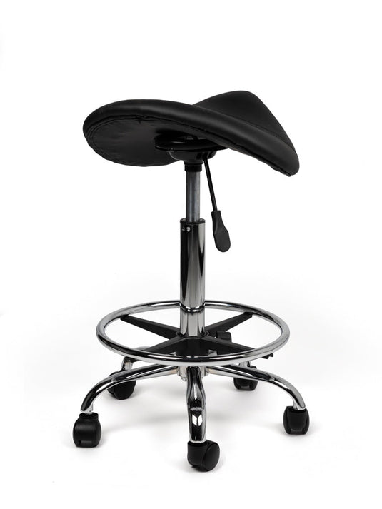 Zadelkruk met voetring • Zwart • Standaard